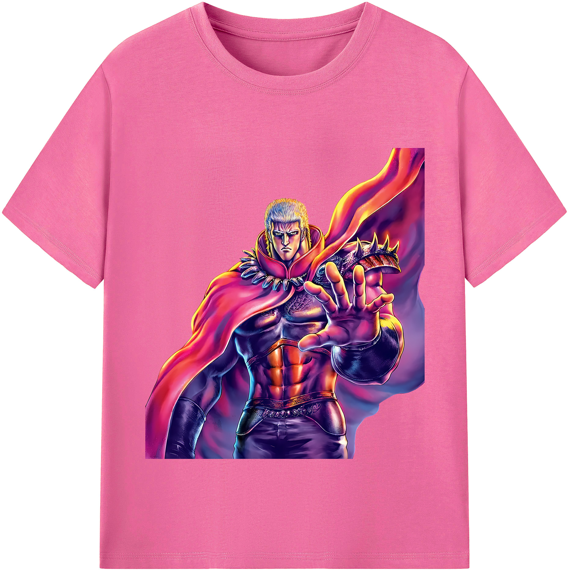 （画像用） 北斗の拳 Fist of the North Star レディースカジュアルプリントTシャツ（綿100％）